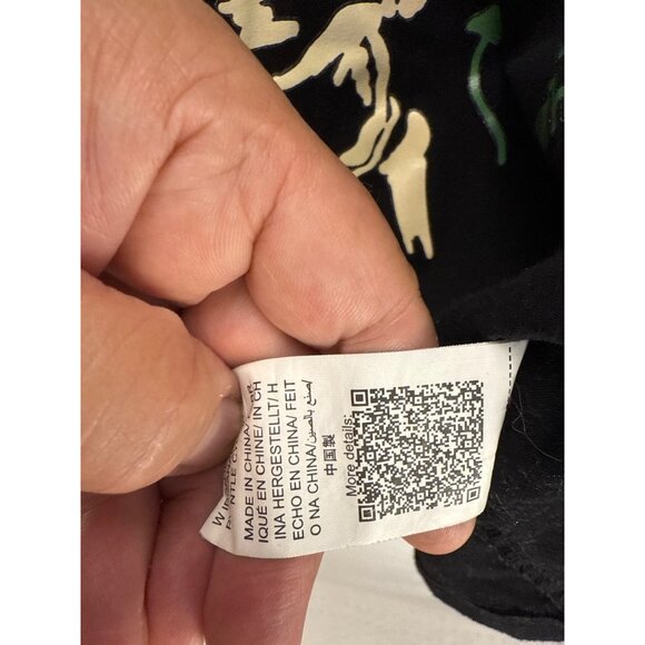 Romwe Let Your Heart Lead The Way Skeleton Black Graphic T-Shirt Size S Gothic - Picture 7 of 9